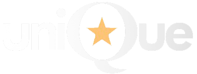 unique logo blanc